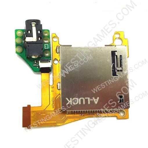 Original Game Card Slot Reader and 3.5MM Audio Jack Part Replacement for NS Switch Lite pulled