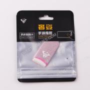 24-Pin Finger Cover Game Control for PUBG Sweat Proof Non-Scratch Sensitive Touch Screen Gaming Finger Thumb Sleeve Gloves  Pink 03