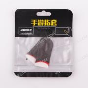 18-Pin Finger Cover Game Control for PUBG Sweat Proof Non-Scratch Sensitive Touch Screen Gaming Finger Thumb Sleeve Gloves Red