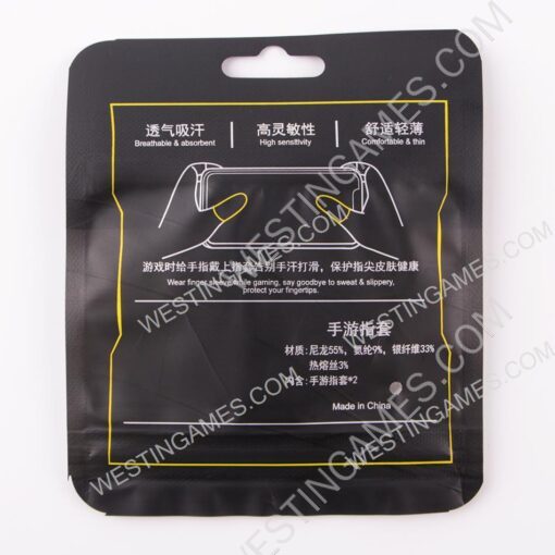 18-Pin Finger Cover Game Control for PUBG Sweat Proof Non-Scratch Sensitive Touch Screen Gaming Finger Thumb Sleeve Gloves Red - Image 2