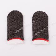 18-Pin Finger Cover Game Control for PUBG Sweat Proof Non-Scratch Sensitive Touch Screen Gaming Finger Thumb Sleeve Gloves Red 03