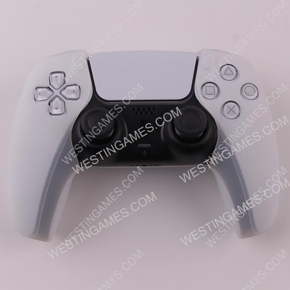 DOBE Protective Soft Silicone Skin Case for PS5 Controller White