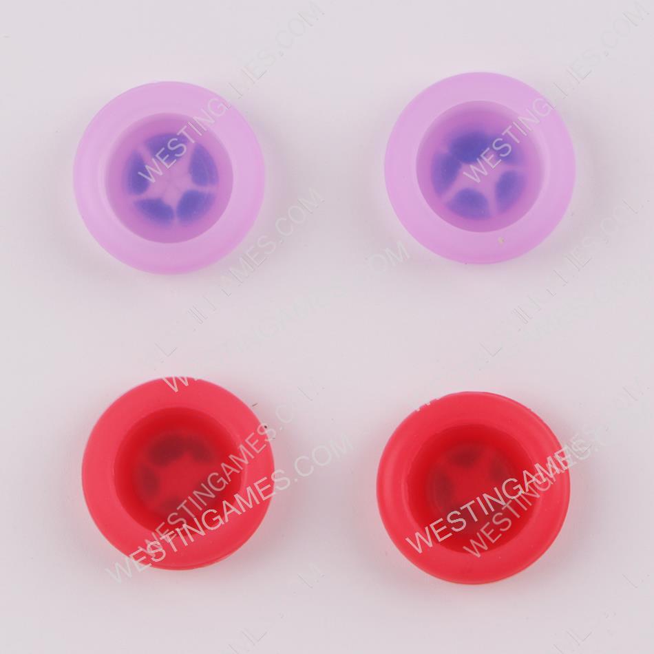 New 4in1 Night Light Captain America Thumb Grips Analog Caps Silicone Rubber For PS5 Red Purple - Image 3