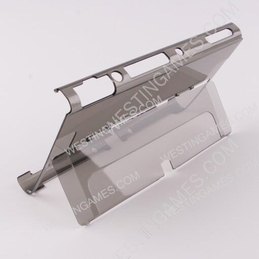 New 3in1 Transparent Crystal Protecting Cover Case with Stand for Nintendo Switch OLED Gamepad - Clear Black - Image 4