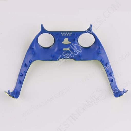 Mirror Chrome Decorative Strip Handle PC Shell Cover For PS5 Gamepad Controller - Green - Image 2