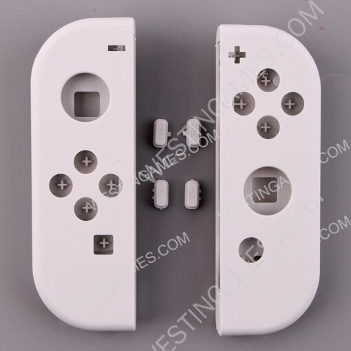 Original Left and Right Housing Cover Case with SL SR Button Set for Switch oled Joy-con White