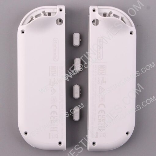 Original Left and Right Housing Cover Case with SL SR Button Set for Switch oled Joy-con White - Image 2