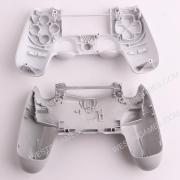 Replacement Top and Bottom Housing Shell Case for ps4 Controller JDM-050 - White 04