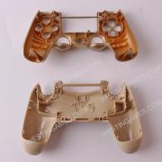 Replacement Top and Bottom Housing Shell Case for ps4 Controller JDM-050 - Gold 04
