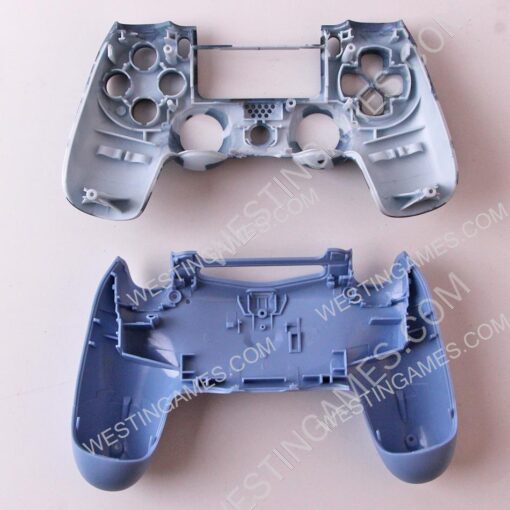 Replacement Top and Bottom Housing Shell Case for ps4 Controller JDM-050 - Camouflage Blue - Image 4