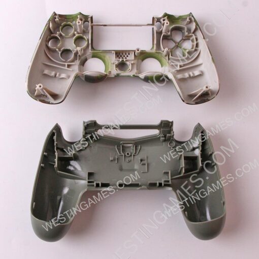 Replacement Top and Bottom Housing Shell Case for ps4 Controller JDM-050 - Camouflage Green - Image 4