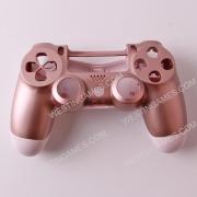 Replacement Top and Bottom Housing Shell Case for ps4 Controller JDM-050 - Rose Gold