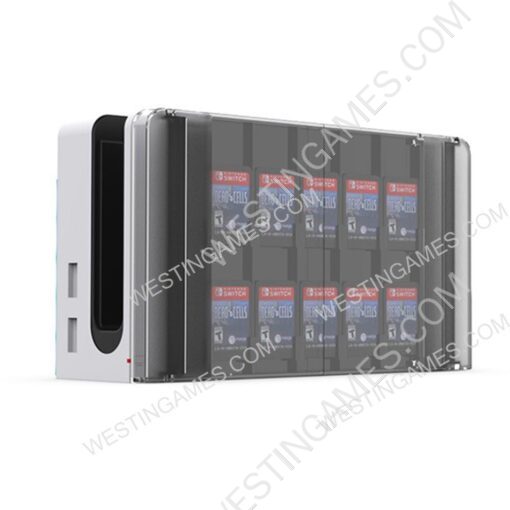 Crystal 10 Slots Game Card Cartridge Storage Case Box for NS Switch OLED - Image 2