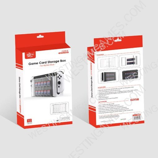 Crystal 10 Slots Game Card Cartridge Storage Case Box for NS Switch OLED - Image 4