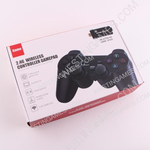 U8 64GB Gaming Stick HD Retro Game Console with Dual Wireless GamepadS