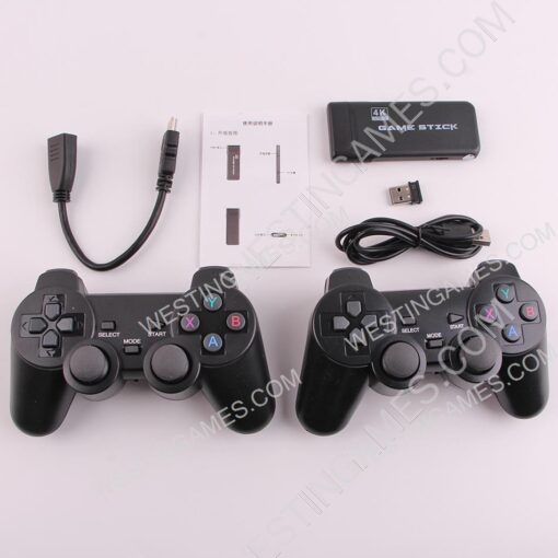 U8 64GB Gaming Stick HD Retro Game Console with Dual Wireless GamepadS - Image 2
