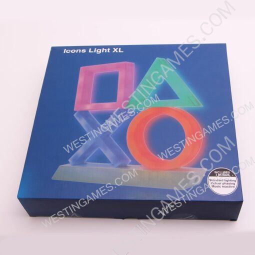 New Icon Modeling Voice Control Decorative Lamp House Blue Lights Game Lampstand Led light - PS4 PS5 - Image 2