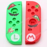 Left and Right Housing Cover Case with SL SR Button Set for Switch Joy-con Mario and Luigi
