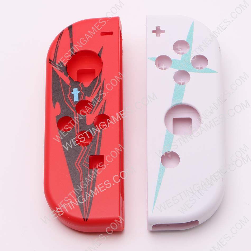 Left and Right Housing Cover Case with SL SR Button Set for Switch Joy-con Xenoblade Totem