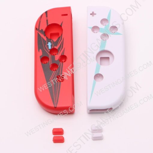 Left and Right Housing Cover Case with SL SR Button Set for Switch Joy-con Xenoblade Totem - Image 3