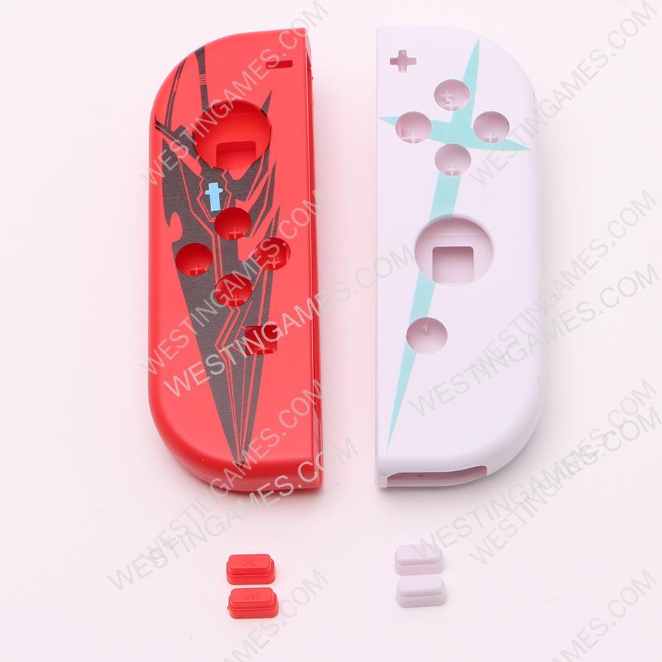 Left and Right Housing Cover Case with SL SR Button Set for Switch Joy-con Xenoblade Totem - Image 3