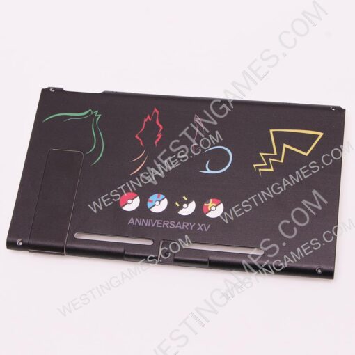 Replacement Rear Back Pokemon Limited Cover with Stand for NS Switch