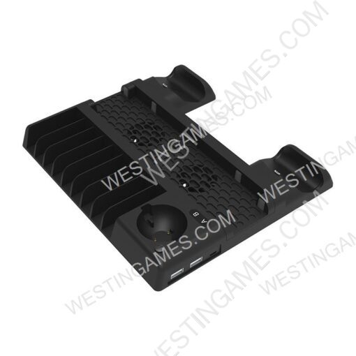 Multi-Function Wirelless Controller Charger with Cooling Fan and Disc Storage Stand for PS4/SLIM/PRO - Image 3