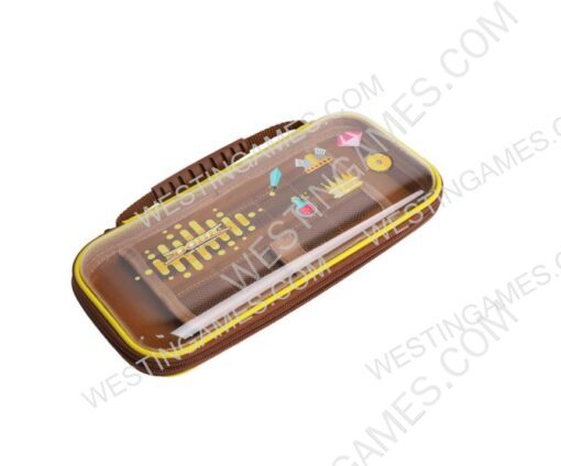 Transparent Protective Storage Hard Case Carrying Bag for Switch and Oled - Brown - Image 2