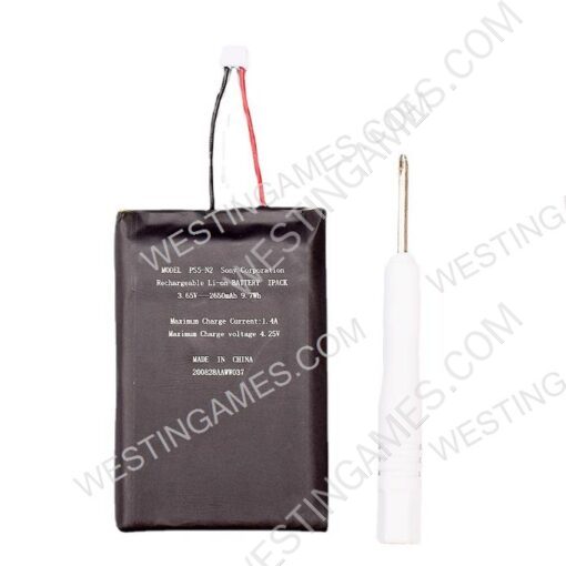2650mAh 3.65V Li-ion Battery Pack with USB Charging Cable for PS5 Wireless Controller