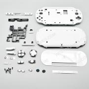 Complete Housing Shell Case with Key Button Replacement for PS VITA 2000 White