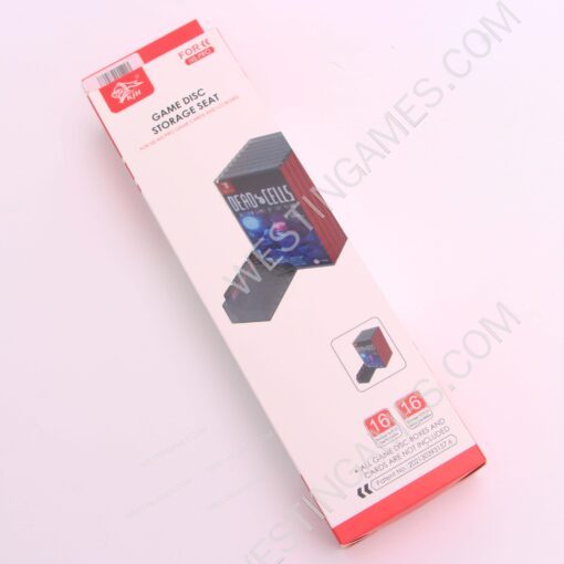 2in1 32 Game Disc Storage Seat Stand for Switch oled and Switch Lite Black
