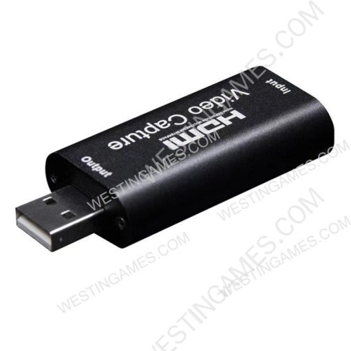 Video Capture Card HDMI to USB 1080P HD GameRecord L ive Streaming Broadcast Camera for MacBook Pro PS4 PS5 Switch