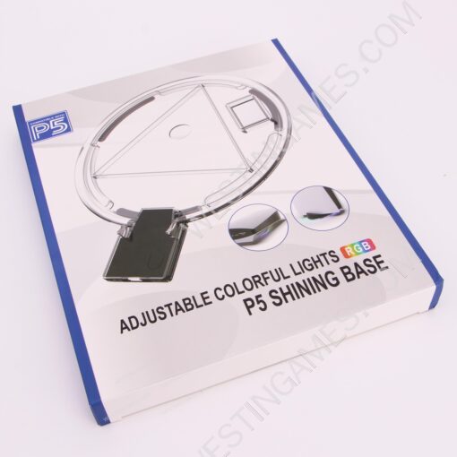 Adjustable Colorful Lights RGB LED Atmosphere for PS5 Shining Base Host Bracket