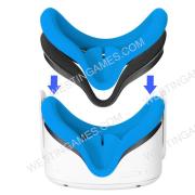 Silicone Eye Mask Silicone Face Mask VR Glasses Anti-sweat Wash Decontamination for Oculus quest2