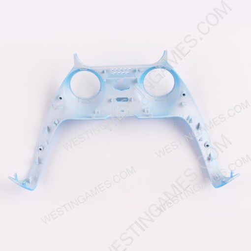 Decorative Strip Handfeel PC Shell Cover For PS5 Gamepad Controller - Light Blue - Image 2