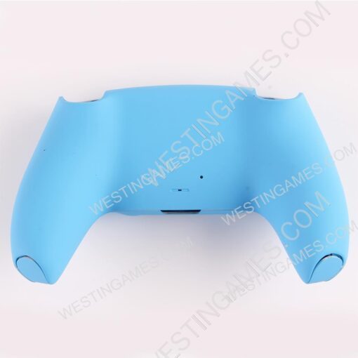 Replacement Handfeel Top and Bottom Housing Shell Case for Playstation 5 PS5 Controller - Light Blue - Image 2