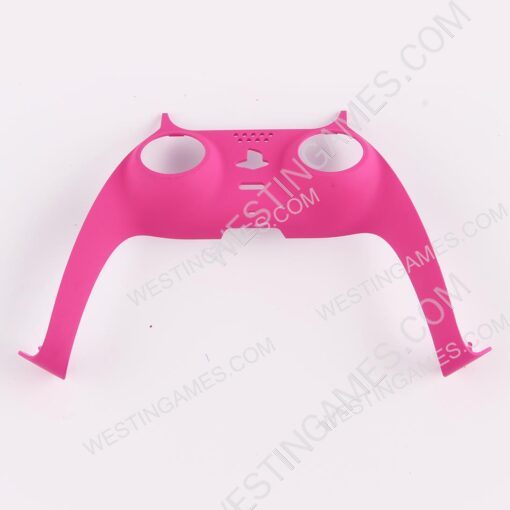 Decorative Strip Handfeel PC Shell Cover For PS5 Gamepad Controller - Pink