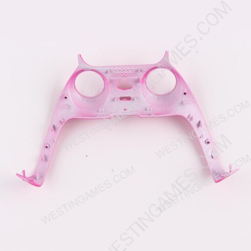 Decorative Strip Handfeel PC Shell Cover For PS5 Gamepad Controller - Pink - Image 2