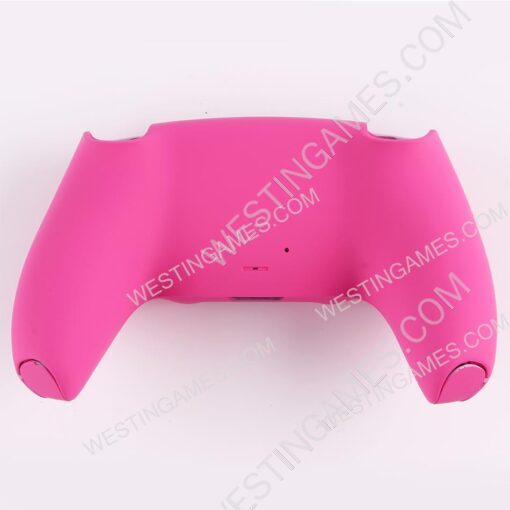 Replacement Handfeel Top and Bottom Housing Shell Case for Playstation 5 PS5 Controller - Pink - Image 2