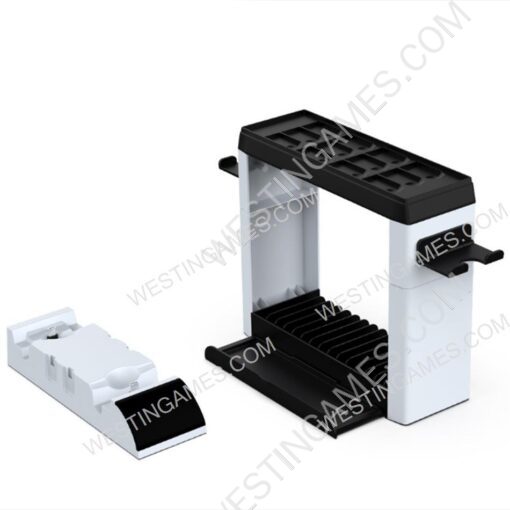 Multi-function 6 in 1 Storage Disc Rack NS left and right Game Handle Rharging Base TNS-2113 For Nintendo Switch OLED - Image 2