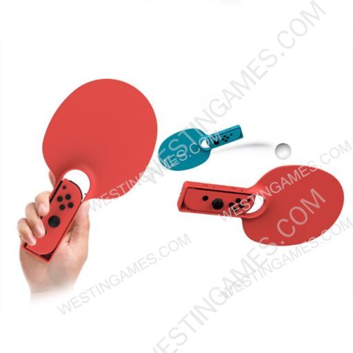2Pack JOYCON Small Handle Table Tennis Racket Sports Grip Racket TNS-2115 for Switch OLED - Image 2