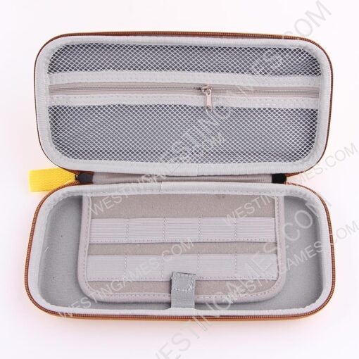 Deluxe Travel Carrying Case with Folding Stand for Nintendo Switch OLED and Switch - Question Block Yellow - Image 4
