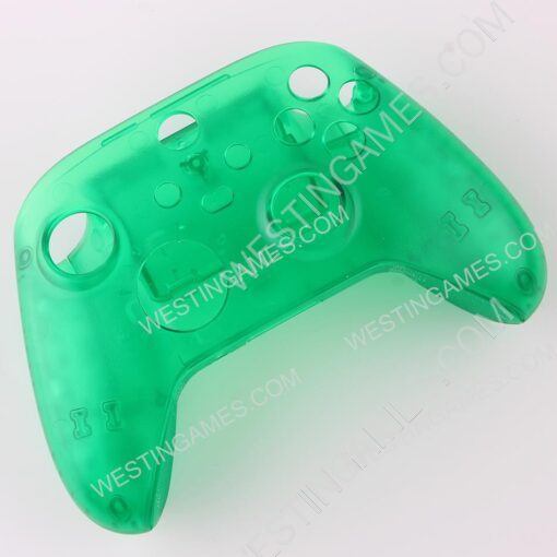 Replacement Transparet Top and Bottom Housing Shell Case for XBOX Series Controller - Green - Image 2