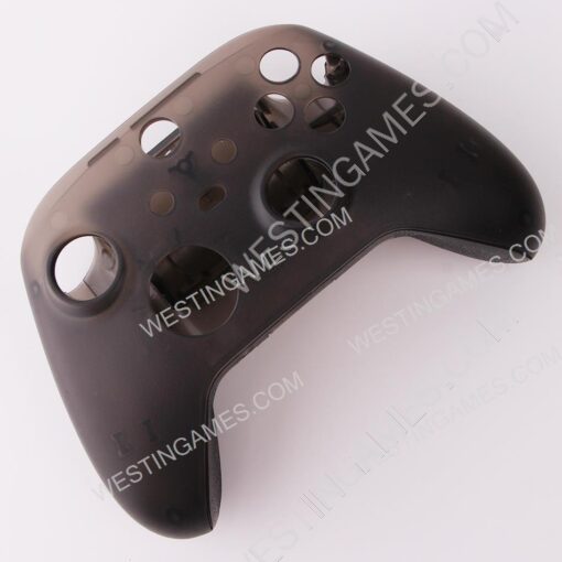 Replacement Transparet Top and Bottom Housing Shell Case for XBOX Series Controller - Black - Image 2