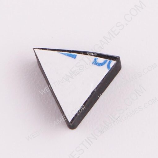 Replacement Non-slip Triangle Rubber Feet Cover Cap for PS4 Slim/Pro Housing Shell - Black - Image 2