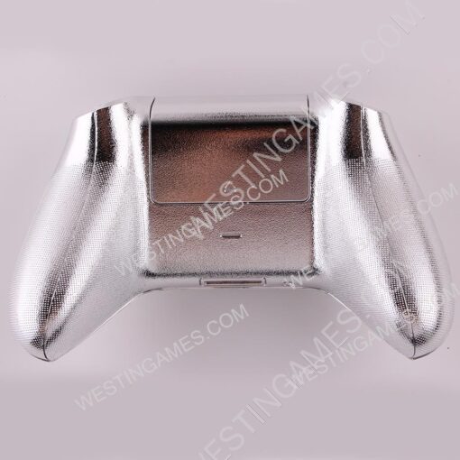 Replacement Mirror Chrome Top and Bottom Housing Shell Case for XBOX Series Controller - Silver - Image 3