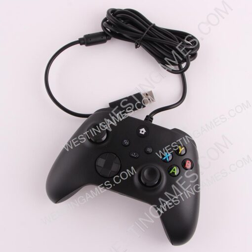 Black USB Wired Gamepad Controller for XBOX Series S/X and PC WIN 8/10 - NEUTRAL