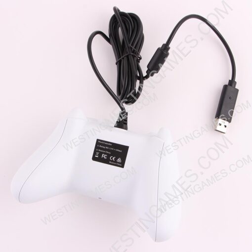 White USB Wired Gamepad Controller for XBOX Series S/X and PC WIN 8/10 - NEUTRAL - Image 2