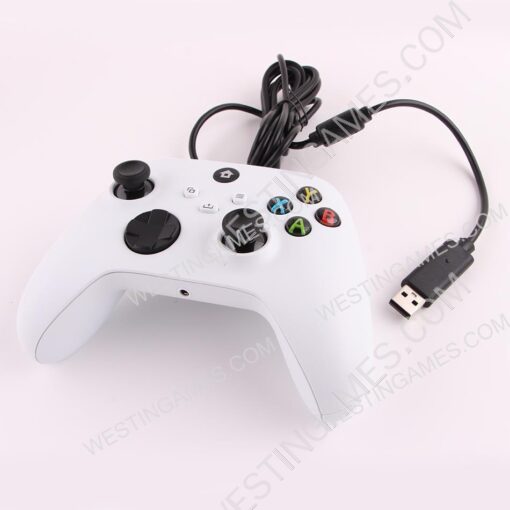 White USB Wired Gamepad Controller for XBOX Series S/X and PC WIN 8/10 - NEUTRAL - Image 3