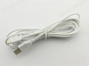 3m USB Charging Cable Cord without Packing for NEW 3DS/3DS XL/2DS/NDSI - White